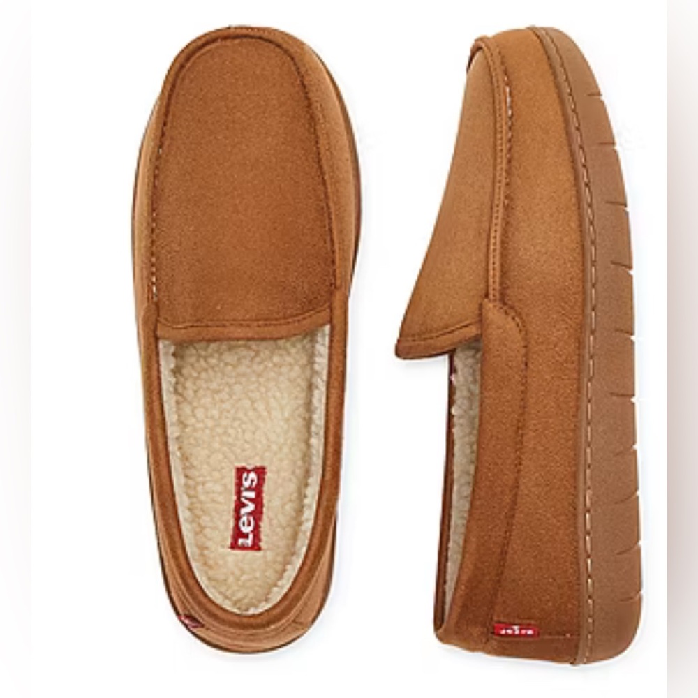 Levi's Fields II Mens Moccasin Slippers nwt